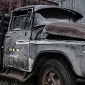 236 FacebookHeader AUS VIC Yarrawalla 2017DEC24 038  Found this Dodge beside the shed at Karlie's parents place and apparently it's still in use today.    Just loved how the brooding overcast sunrise skies really made my photo. — @ Yarrawalla, Victoria, Australia.
